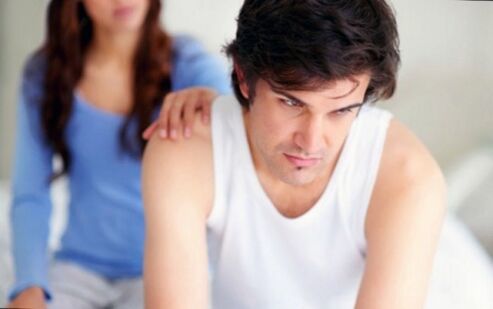 Porušenie erektilnej funkcie u človeka s prostatitídou